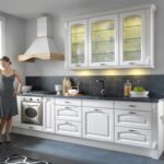 DESIGN EINBAUKÜCHE  SENSO FELICIA WEISS SUPERMATT 240 CM #L21505