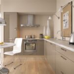 EINBAUKÜCHE  SENSO JULIA BEIGE GLANZ L-FORMIG 240 x 260 CM #L22355