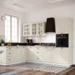 Design Küchenzeile Alina Creame Glanz