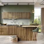EINBAUKÜCHE OLIVIA OAK BURLINGTON MATT 240 CM #L22577