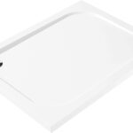 Rechteckige Duschwanne aus Acryl 100x80 cm #KTK_046B