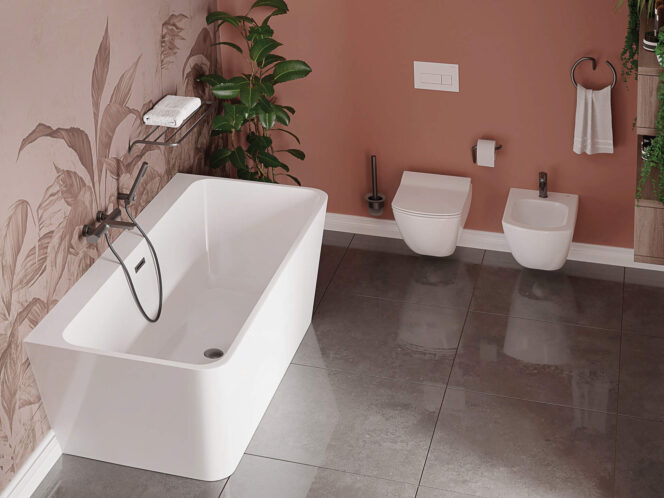 Toilettensitz mit langsamer Spülung