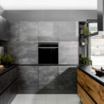Küche Design Einbauküche  Senso Stella  Grau Matt 240 cm #L21514