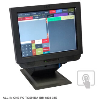 Desktop PC und Touch Monitor für Kassensystem Toshiba-IBM Anyplace 4838-31E, 15Zoll TFT Aktiv-LCD #L22796