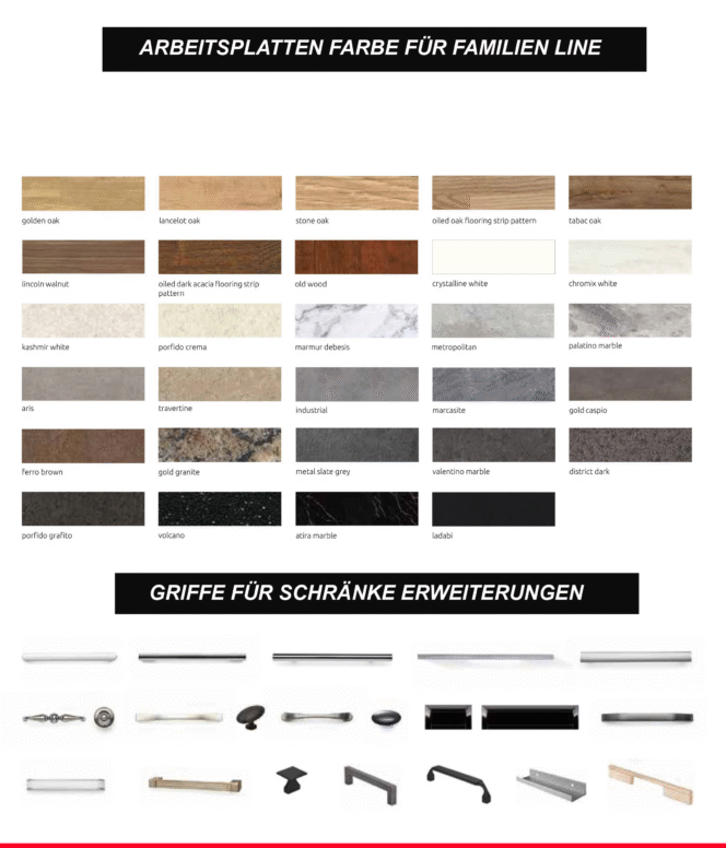 EINBAUKÜCHE KÜCHENZEILE SELINA L-FÖRMIG 230 x 275 cm ALPINE WEISS/ARLINGTON OAK  #L23456