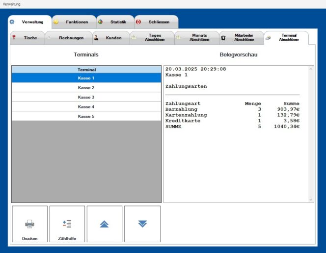 GASTRO KASSENSYSTEM  15" 38CM TOUCH ELO MONITOR HP 8200 SSD TSE-GASTROSOFT PRO #L23448