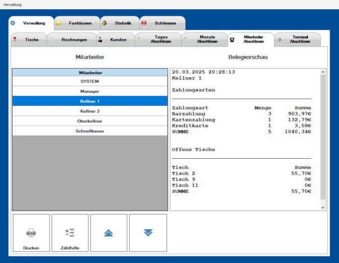GASTRO KASSENSYSTEM  15" 38CM TOUCH ELO MONITOR HP 8200 SSD TSE-GASTROSOFT PRO #L23448