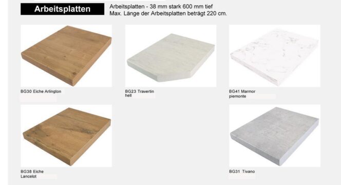 EINBAUKÜCHE ADELE L-FORMIG MARINEBLAU MATT 330 x190 CM  MIT ERWEITERUNGEN #L21804