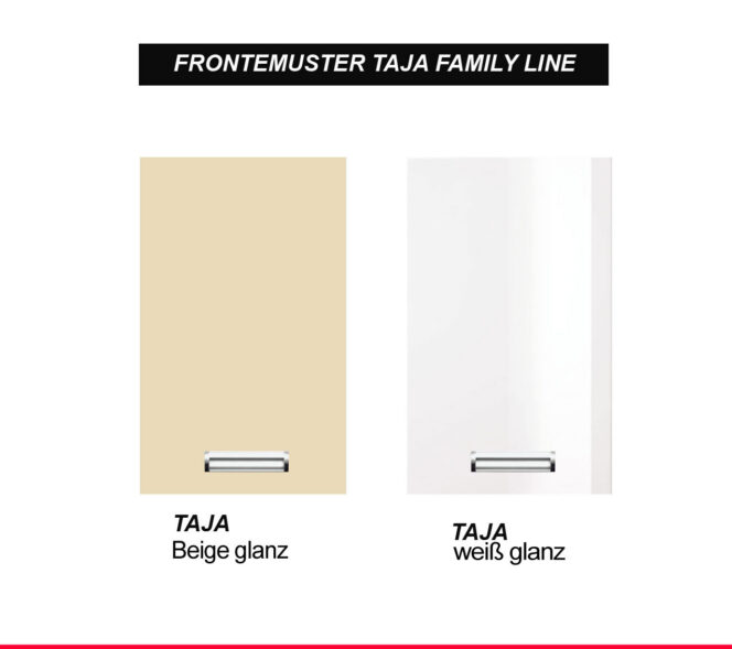 EINBAUKÜCHE TAFNE WEISS GLANZ  FAMILY LINE 240 CM #L22652