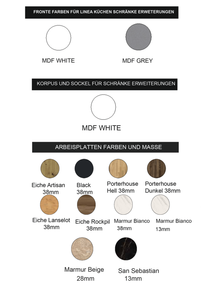 Einbauküche Küchenzeile Küchenschränke  Backoffen Alice Weiss Hochglanz 340cm #L23977