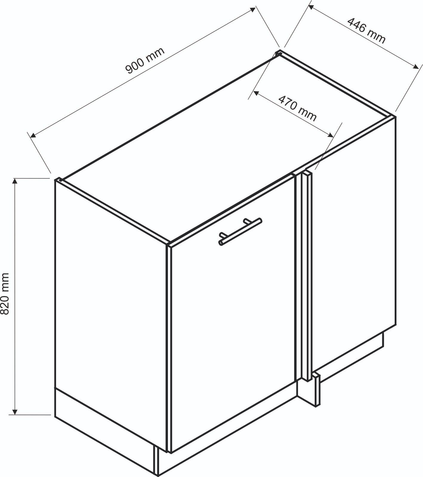 Einbauküche Küchen Set Anika Eiche Matt 200cm #L22307