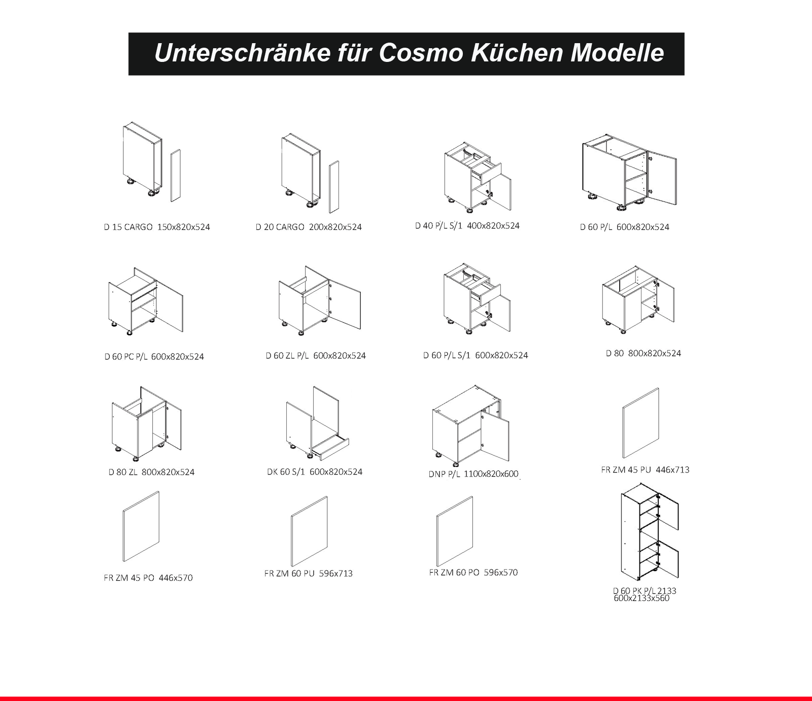 Einbauküche Küchen Set L-Förmig Anika Fraphit/ Eiche Artisan 200 x 260cm #L23599